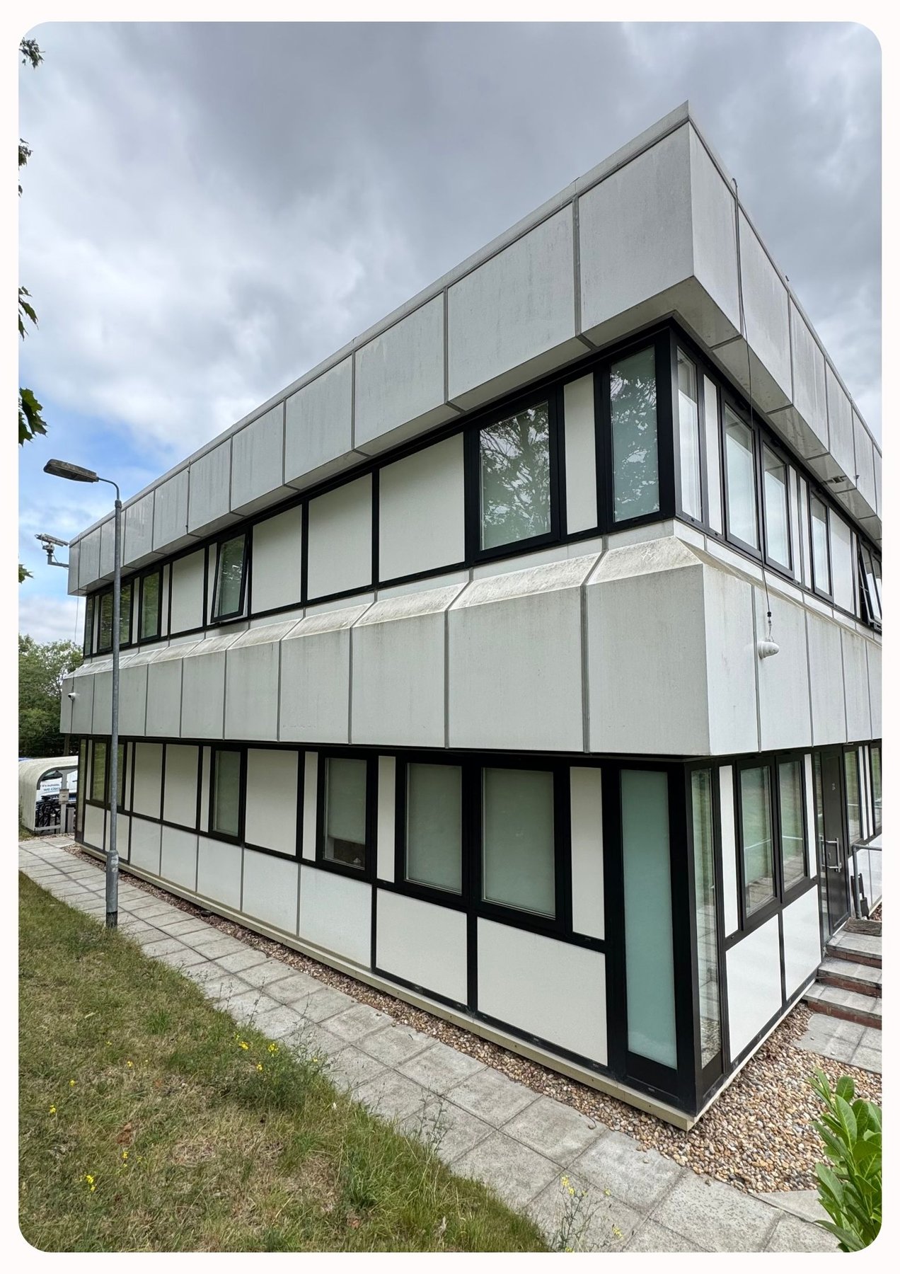 Office cladding before cleaning, photo 2, Jetstream Powerwash Swindon