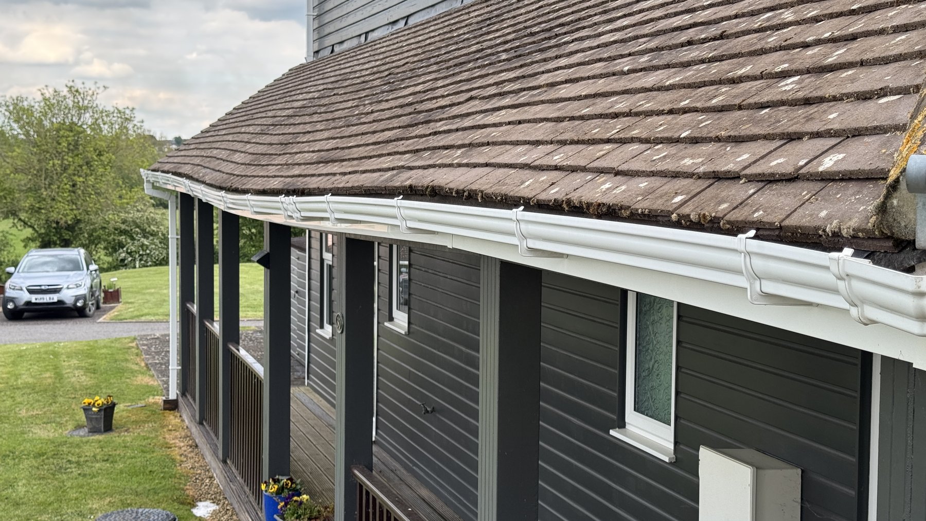 Gutter after clearance, photo 1, Jetstream Powerwash Swindon