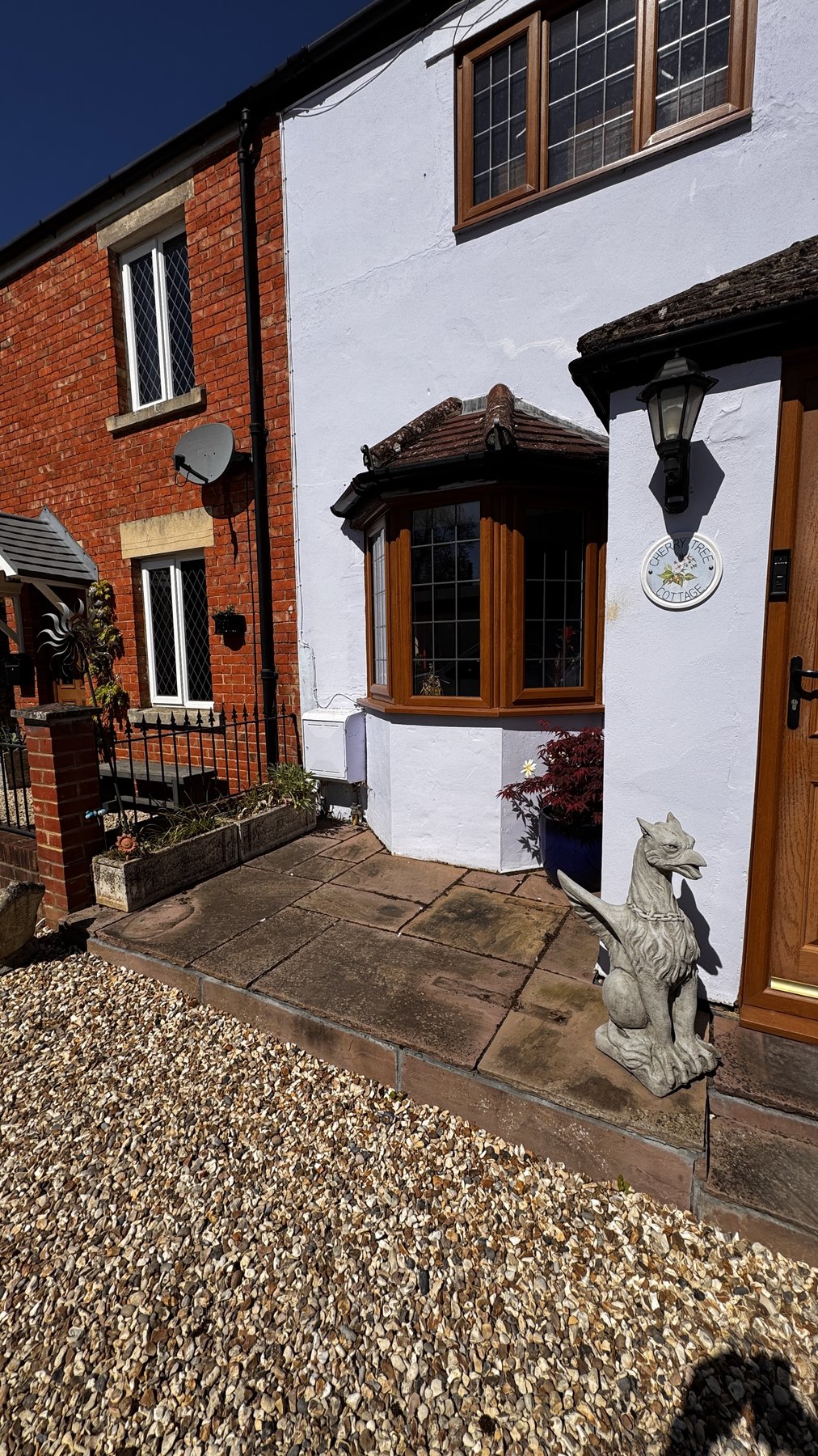 Patio before cleaning, photo 2, Jetstream Powerwash Swindon