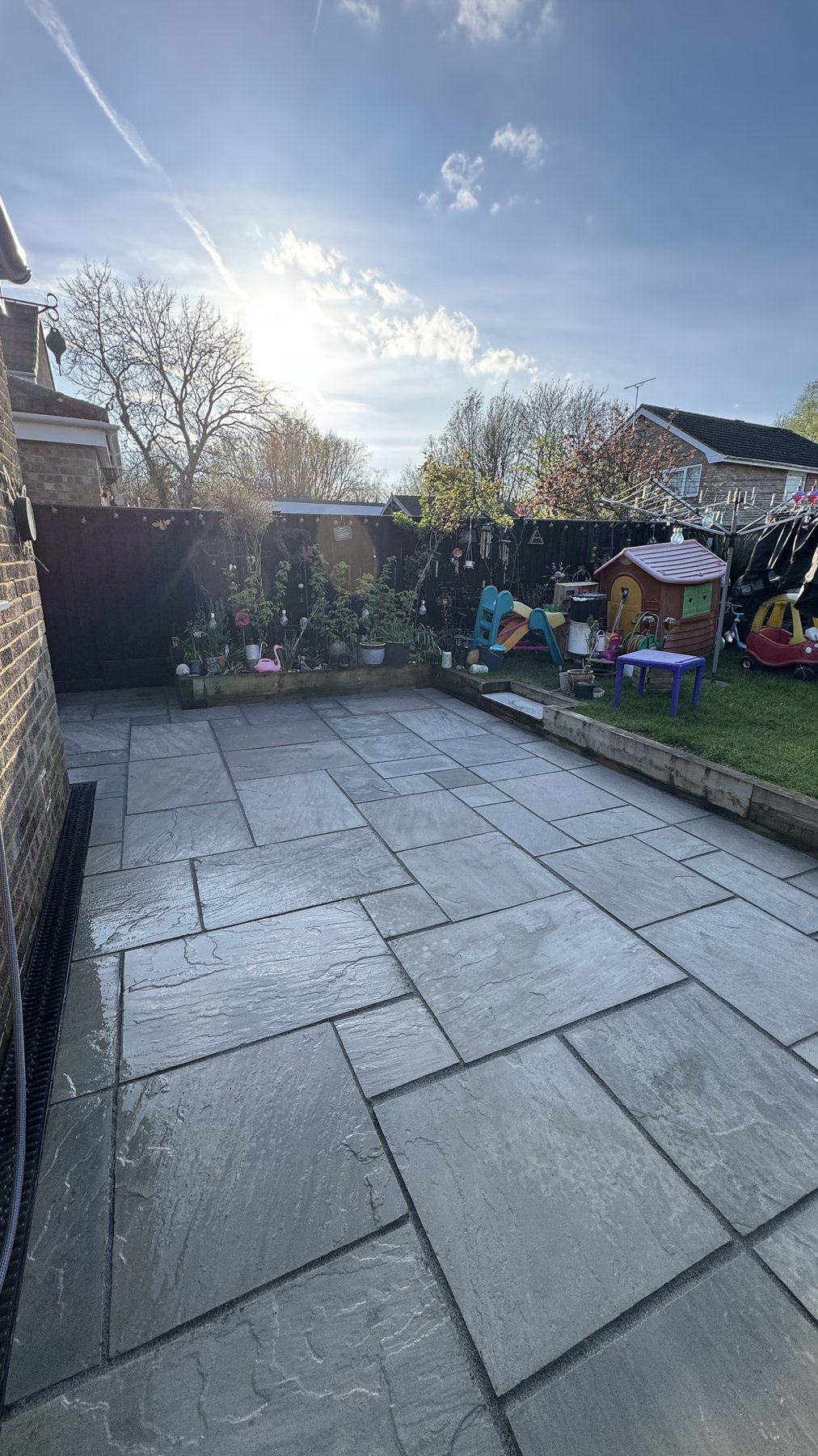 Patio after cleaning, photo 2, Jetstream Powerwash Swindon